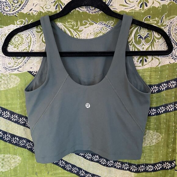 Lululemen Dark Forest Align High-Neck Tank Top Size 4 - Picture 11 of 16